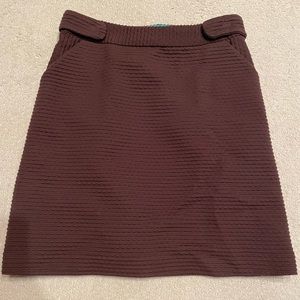 Milly of New York, 100% cotton and 100% silk combo skirt